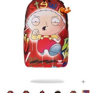 Sprayground Red Cartoon Character Backpack (FIRM PRICE)